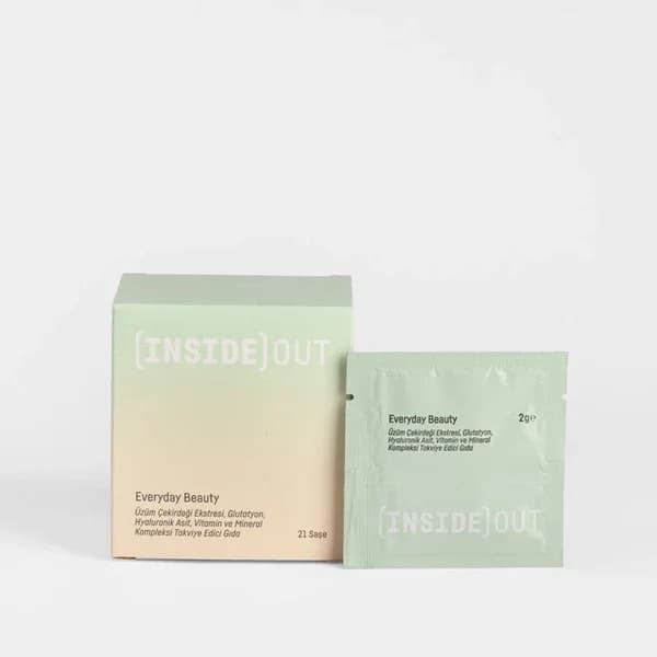 INSIDEOUT Everyday Beauty Supplements - 21 Beutel