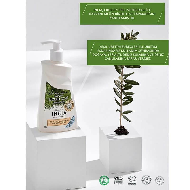 INCIA Olivenöl Flüssigseife 250ml