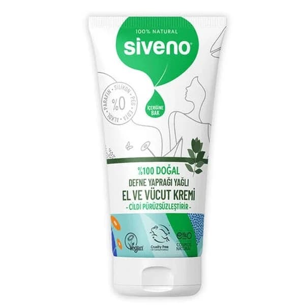 Siveno Lorbeeröl Hand- und Körpercreme - 50ml