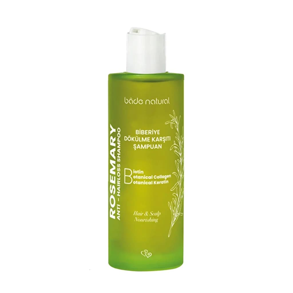 Bade Natural Anti-Haarausfall Shampoo mit Rosmarin & Biotin 200ml