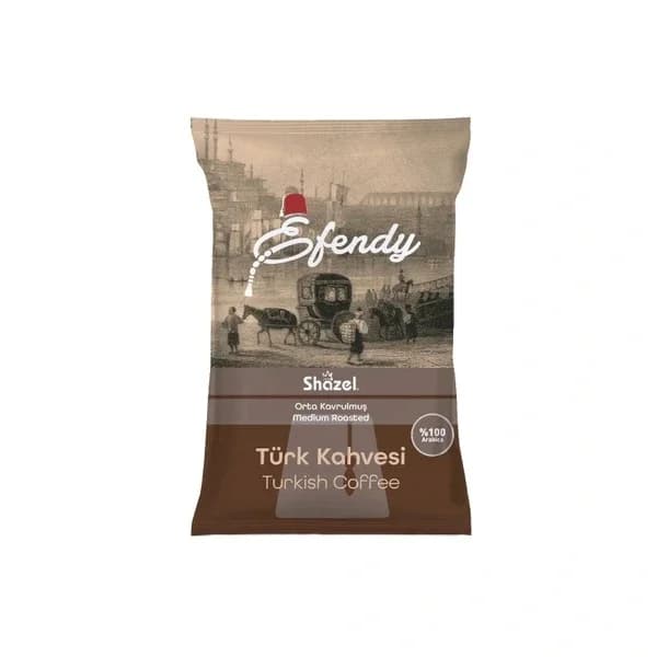 Shazel Efendy Traditioneller Mittelgerösteter Türkischer Kaffee 100g