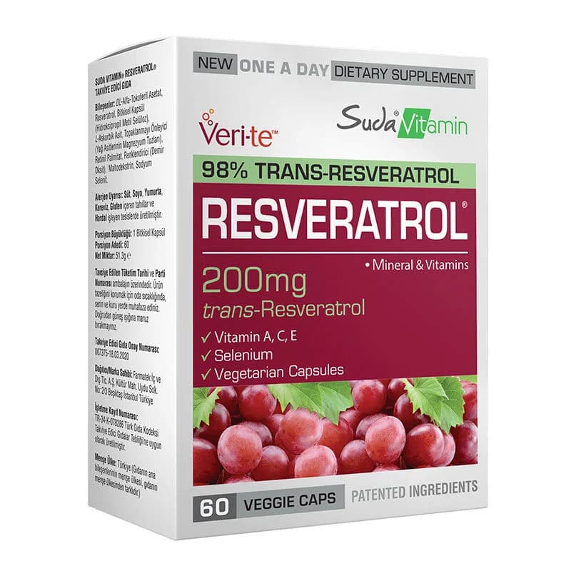Suda Vitamin Resveratrol 60 Kapseln