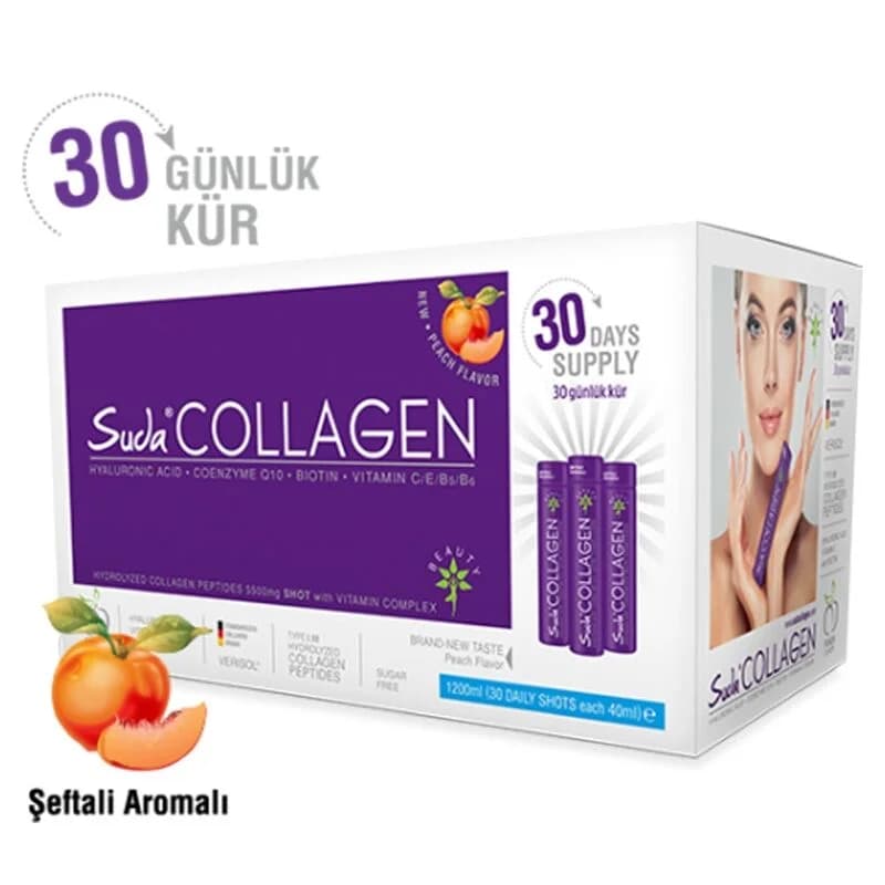 Suda Pfirsich Kollagen Ergänzung - 30x40ml