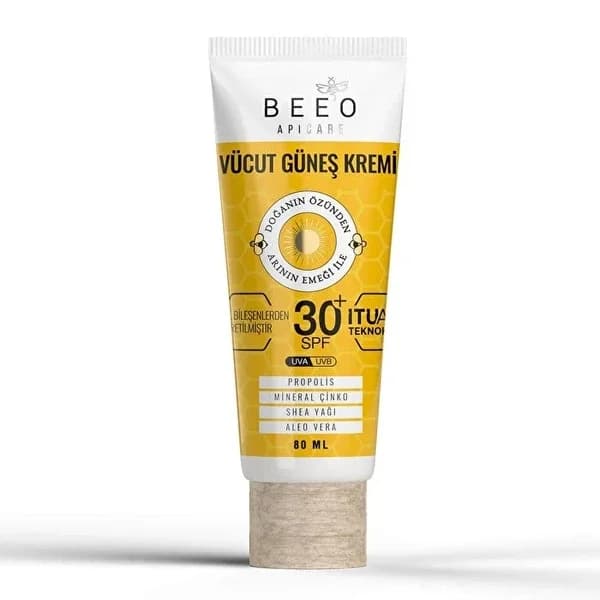 Beeo Sonnencreme für den Körper SPF 50+ - UVA/UVB Schutz, 80ml