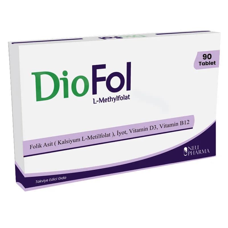 Diofol Folsäure mit Vitamin D3 - 90 Tabletten
