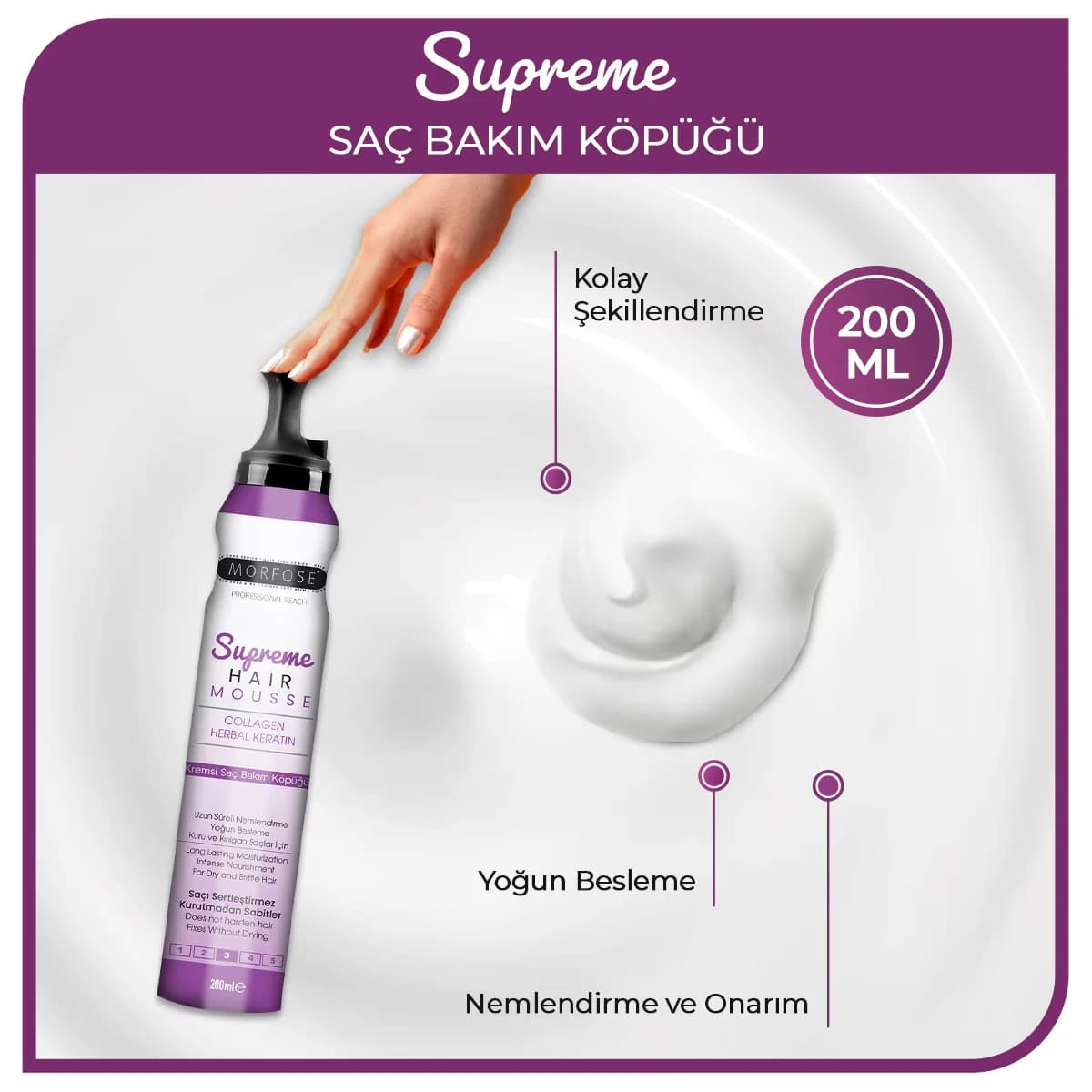 Morfose Supreme Haarschaum 200ml