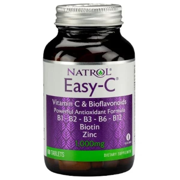 Natrol Easy-C 1000mg Vitamin C Ergänzung - 60 Tabletten