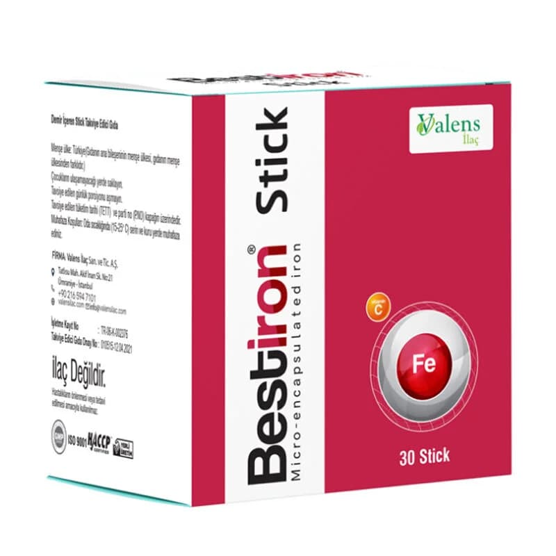 Valens Bestiron Nahrungsergänzungsmittel Sticks - Immunsupport 30 Stück