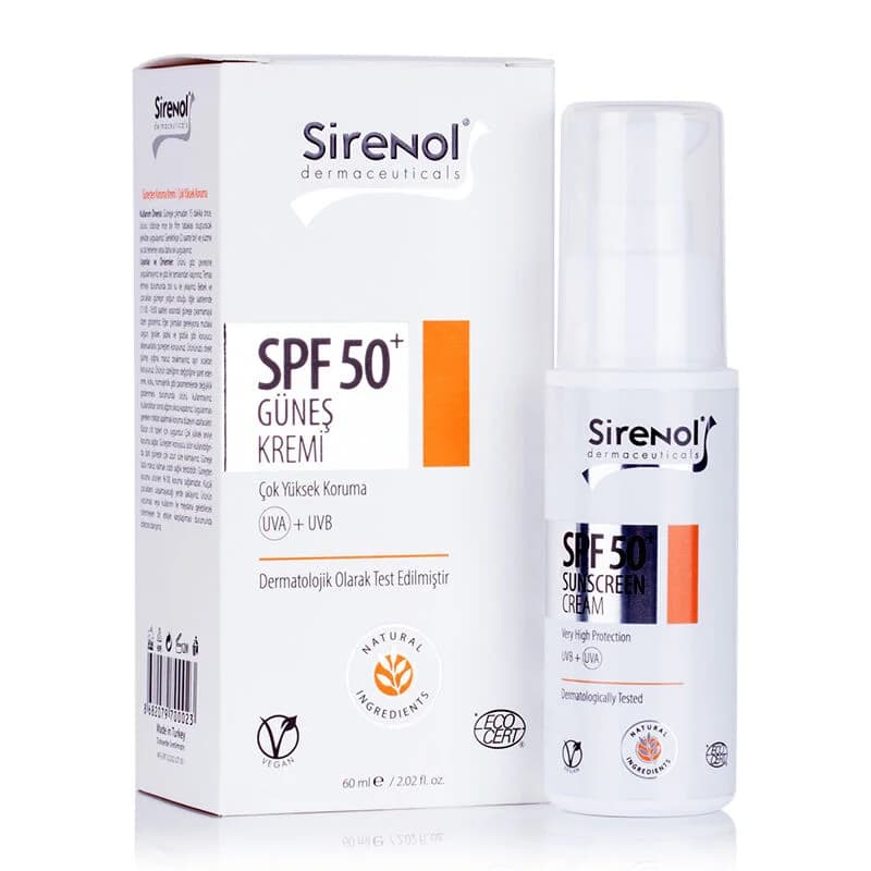 Sirenol Zaubernuss SPF 50 Mineralische Sonnencreme - 60 ml
