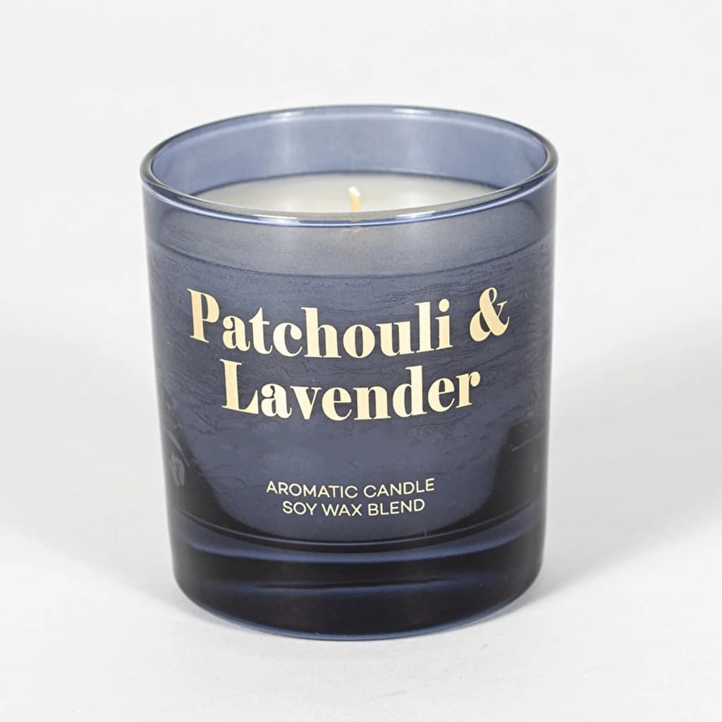 Räucherpatschuli & Lavendel Kerze - 120g