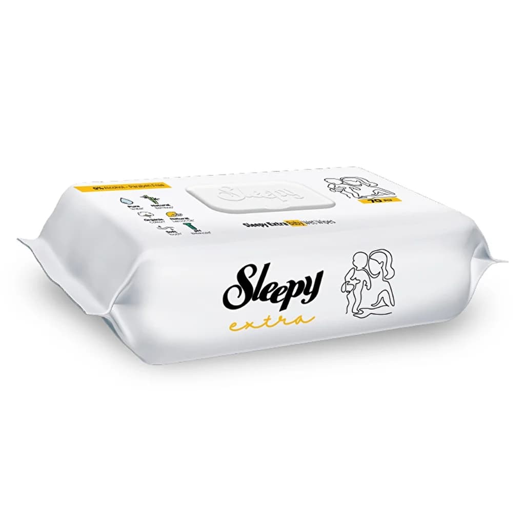 Sleepy Extra Feuchte Tücher 70 Stück