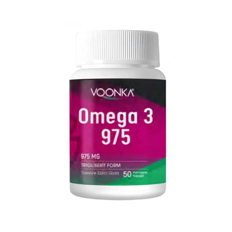 Voonka Omega 3 975 - Herz- und Gehirngesundheit, 52 Weichkapseln