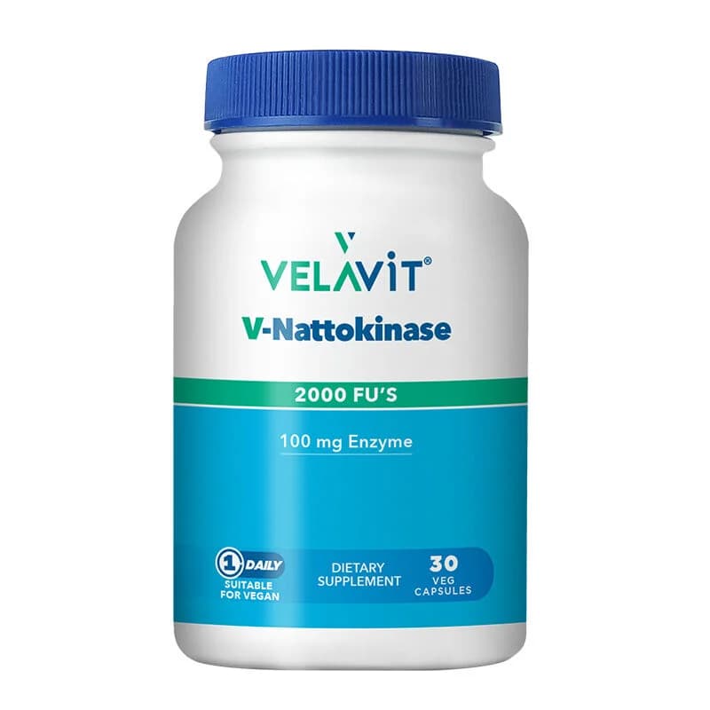 Velavit V-Nattokinase Nahrungsergänzung - 30 Kapseln