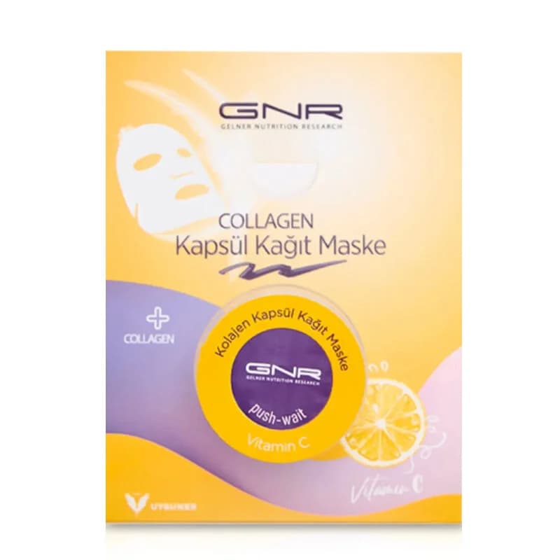 Gnr Kollagenkapsel-Papiermaske - Feuchtigkeitsspendende Hautbehandlung