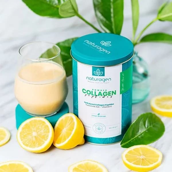 Naturagen Kollagenpulver mit Zitronengeschmack 220g