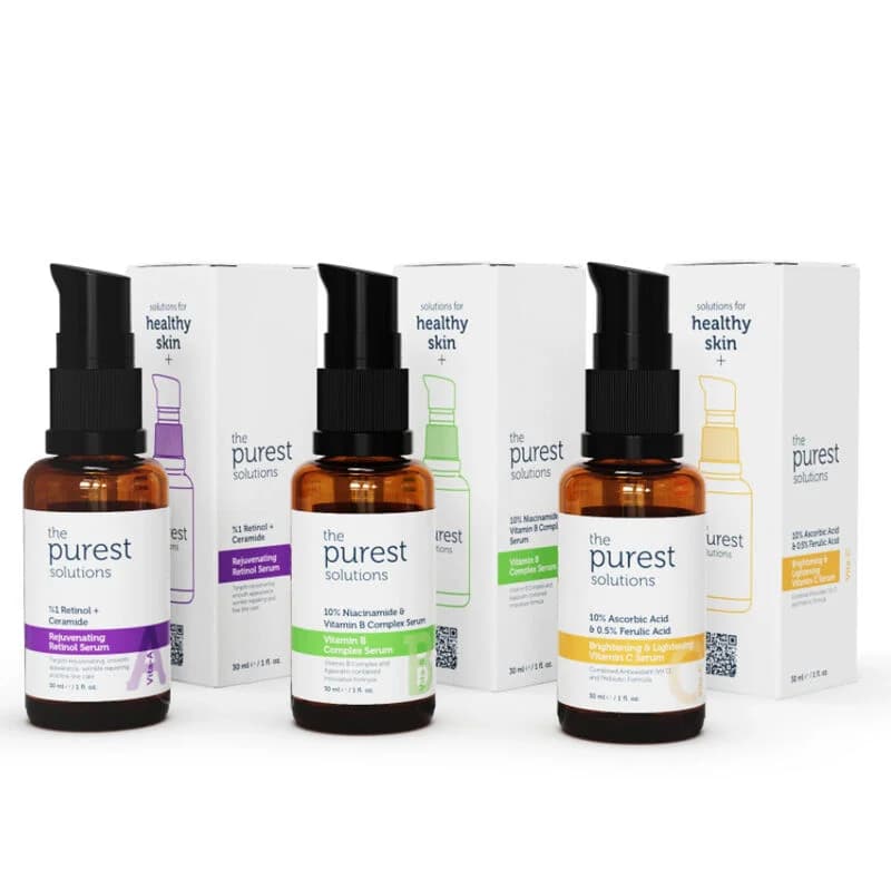Hautaufhellendes Vitamin-Pflegeset von The Purest Solutions