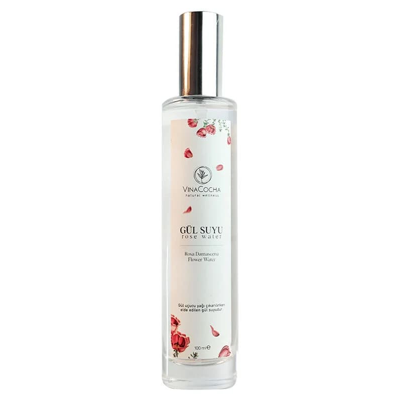 Vinacocha Rosenwasser 100ml - Reines, hydratisierendes Gesichtsspray