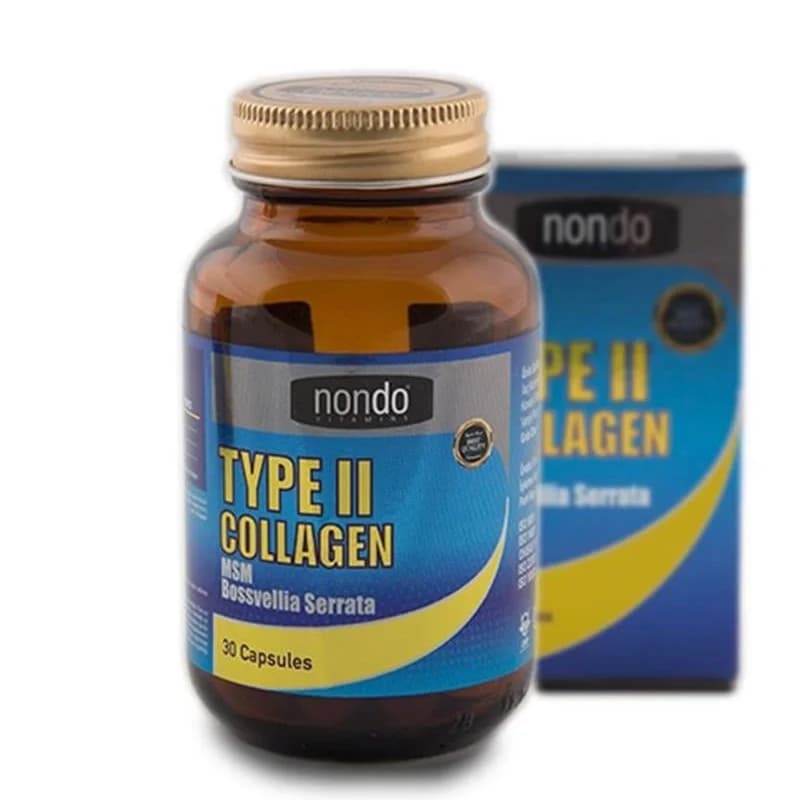 Nondo Vitamine Typ 2 Kollagen Ergänzung - 30 Kapseln