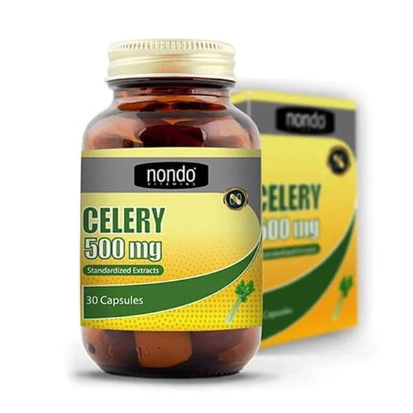 Nondo Vitamine Sellerie 500mg Nahrungsergänzungsmittel - 30 Kapseln