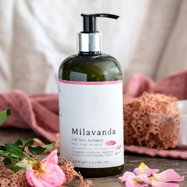 Milavanda Rosenflüssigseife 400ml