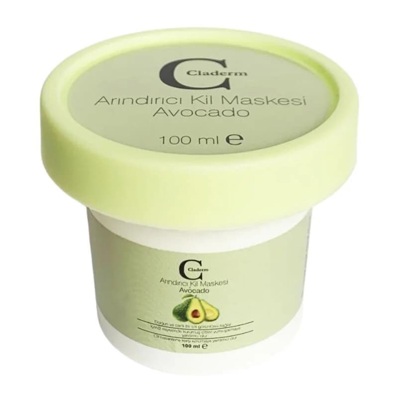 Claderm Avocado Tonerde Maske 100ml