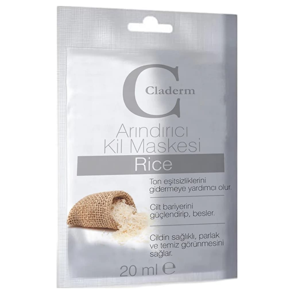 Claderm Reispurifying-Tonmaske - aufhellend &amp; porenreinigend
