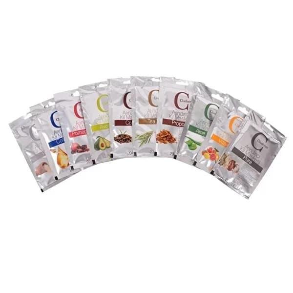Claderm 10er-Pack Gesichtsmaske | Hydratisierend & Revitalisierend 20ml