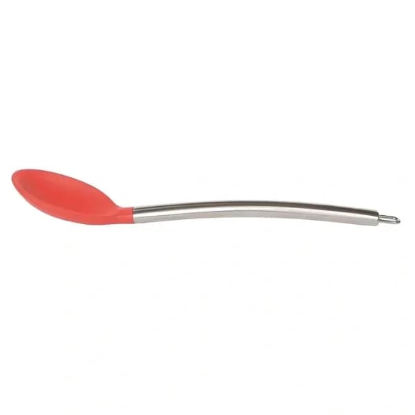 Hitzebeständige rote Silikonlöffel - 34 cm