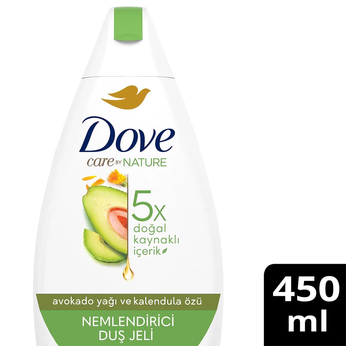 Dove Avocado &amp; Ringelblume Revitalisierendes Duschgel 450ml