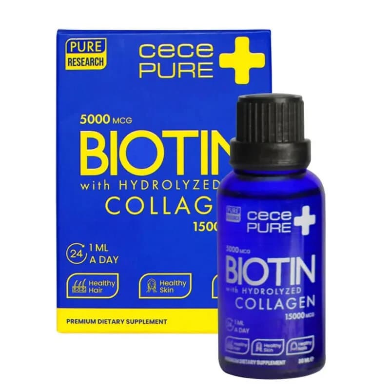 Cecepure Biotin + Flüssig-Kollagen 30ml