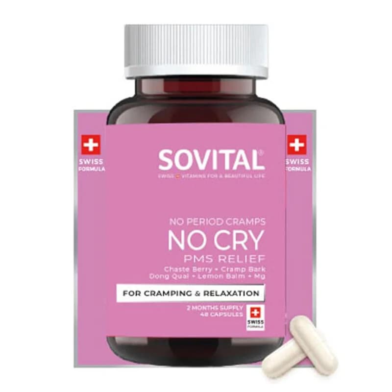 Sovital No Cry 48 Kapseln - Beruhigungs- und Entspannungsnahrungsergänzung