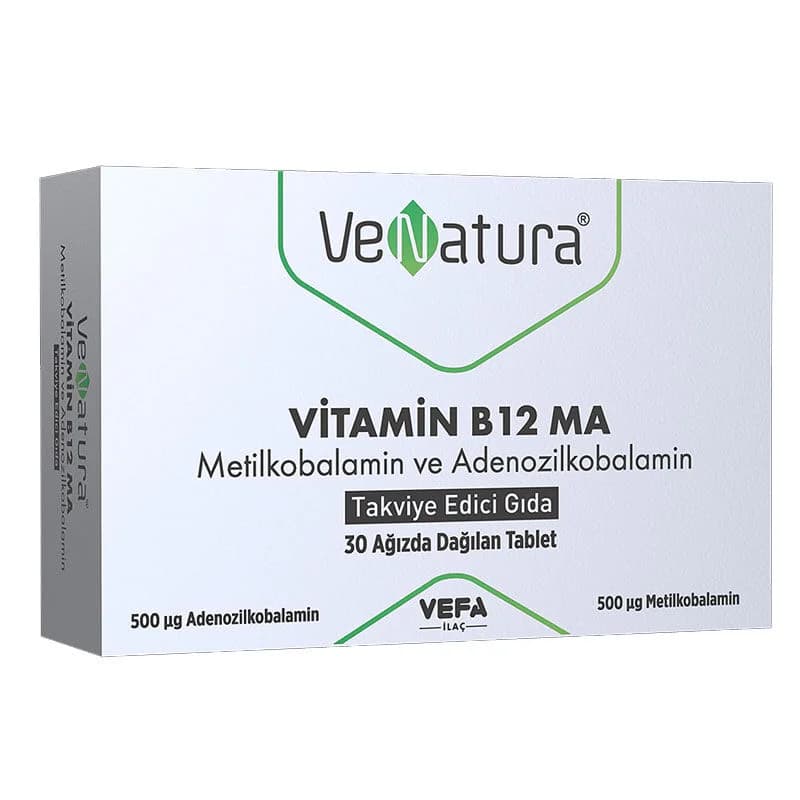 VeNatura Vitamin B12 MA Tabletten - Energie &amp; Stoffwechsel 30 Stück