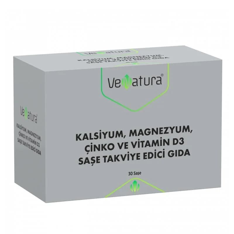 VeNatura Calcium &amp; Magnesium mit Zink &amp; Vitamin D3 Beutel