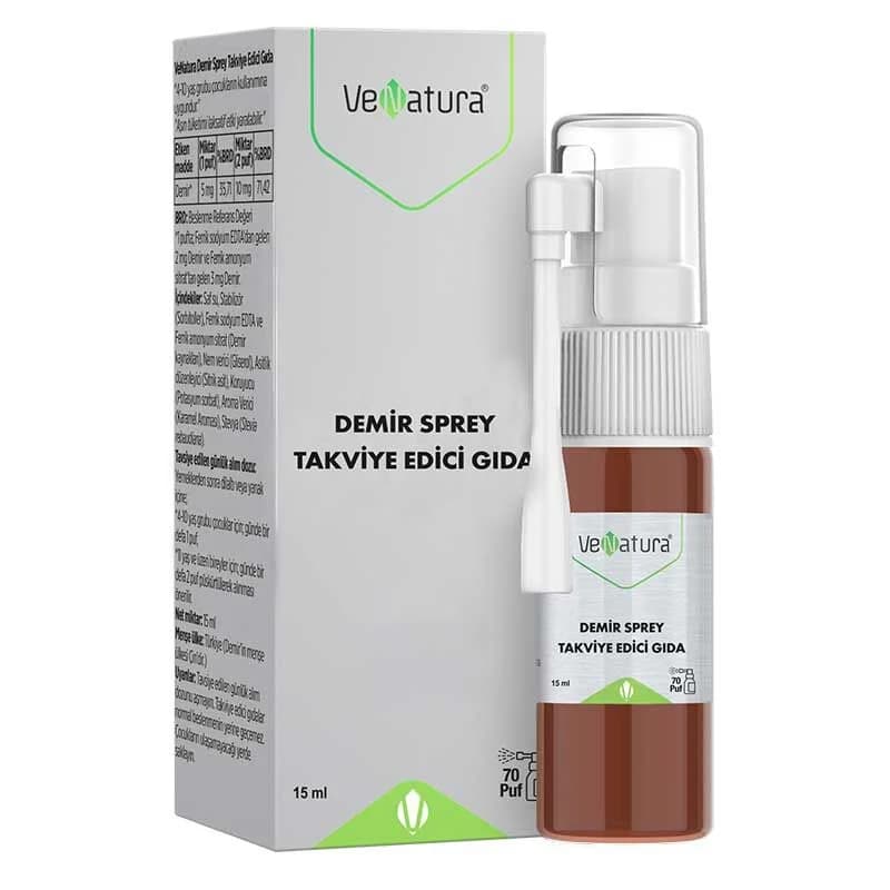 VeNatura Eisen Spray Nahrungsergänzung 15 ml