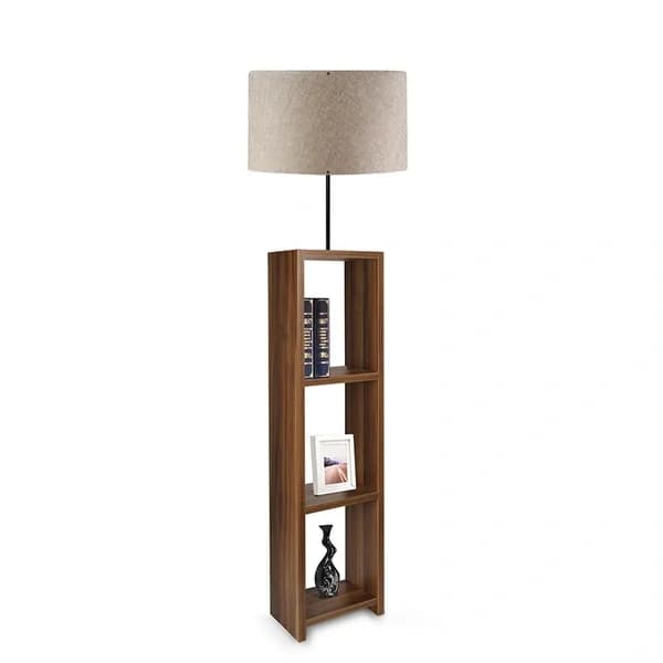 Homing Beiger Stehlampe mit Regal