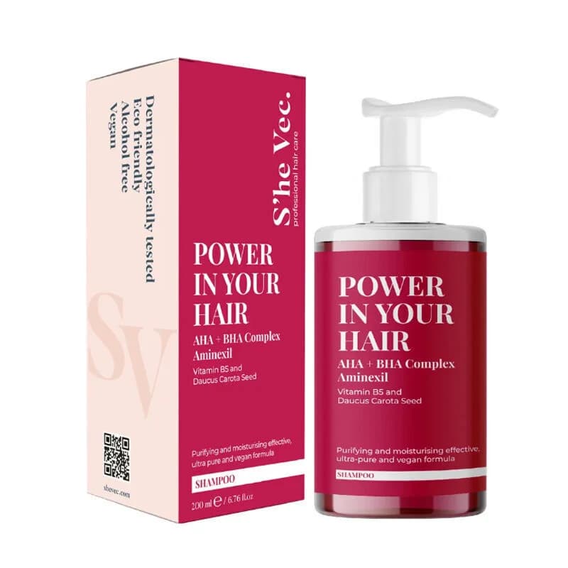 She Vec AHA BHA Power Shampoo 200ml