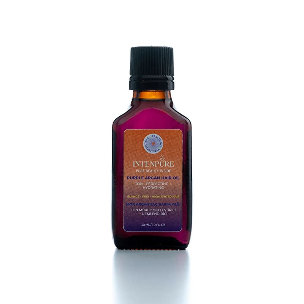 Intenpure Argan Haaröl für blonde und graue Töne - 30 ml