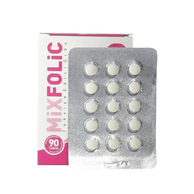 Mixfolic 90 Tabletten - Nahrungsergänzungsmittel für optimale Gesundheit