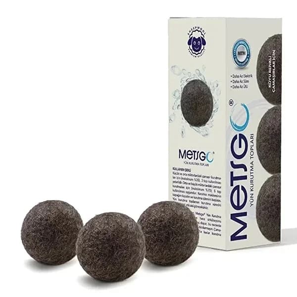Metsgo 3er-Pack Wolltrocknerbälle