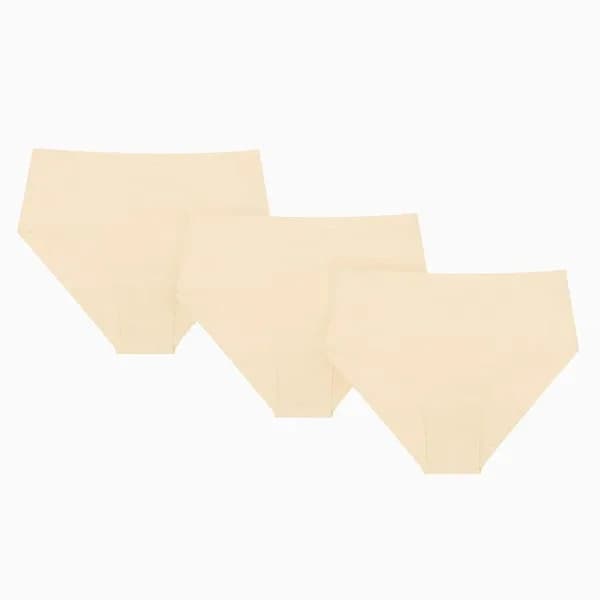 NBB 3er-Pack Laser-Cut Hohe Taille Slips - Größe L, Komfort Fit