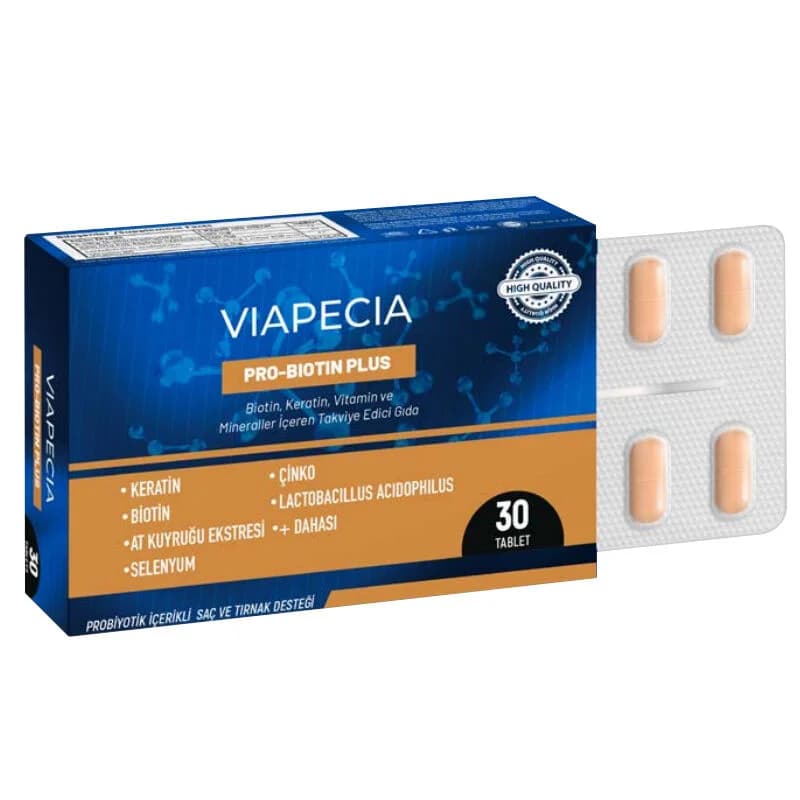Viapecia Pro-Biotin Plus: 30 Tabletten