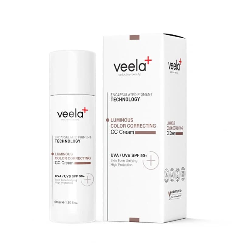 Veela CC Creme SPF50+ - Luminöser Farbkorrektor &amp; Concealer