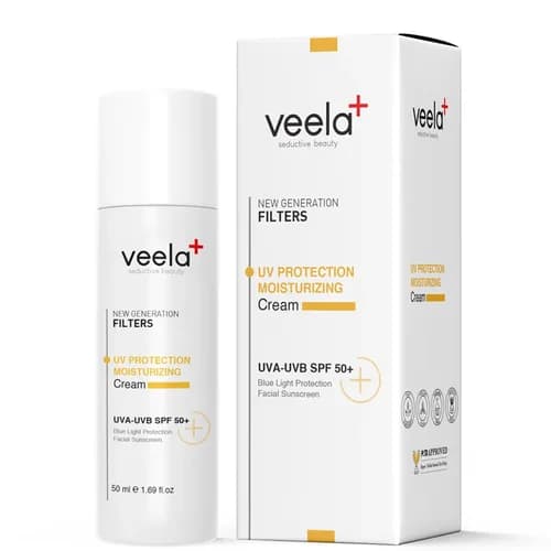 Veela Feuchtigkeitsspendende Sonnencreme LSF 50 - UV-Schutz 50ml