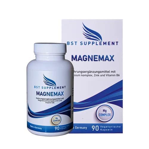 BST Magnemax 90 Kapseln - Hochpotentes Magnesiumpräparat