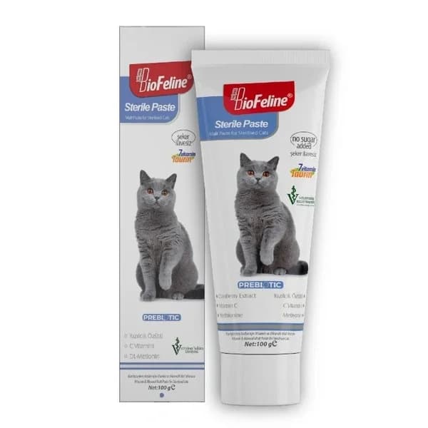 Biofeline Sterilisiert Katzen Multivitaminpaste - 100g