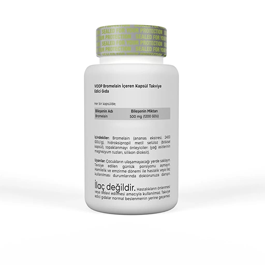 Voop Bromelain Ergänzung - 30 Kapseln