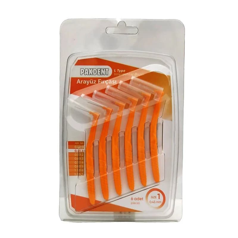 Pakdent L-Typ Interdentalbürste - 0,45mm