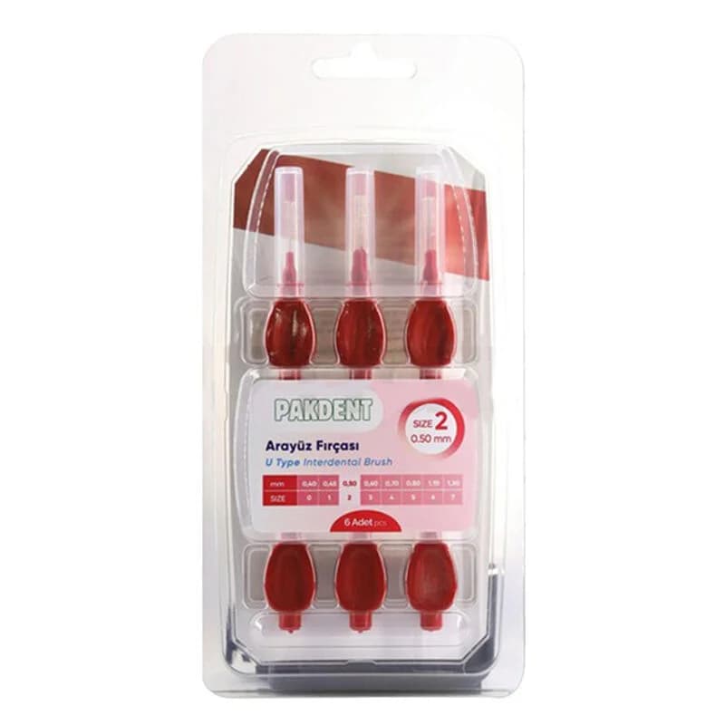 Pakdent U-Typ Interdentalbürste 0,50mm