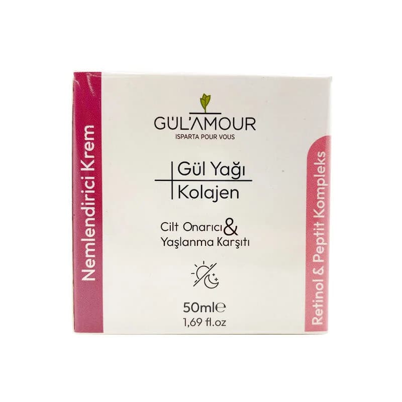 GülAmor Rosenöl & Kollagencreme - 50 ml