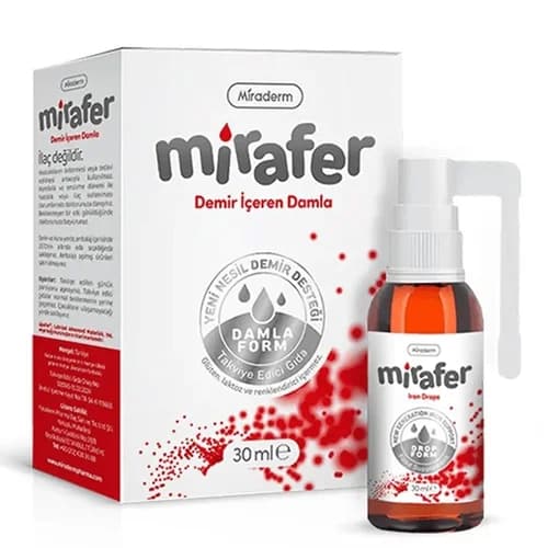 Miraderm Mirafer Eisen Tropfen 30ml